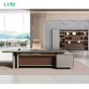 Liyu Mobilier De Bureau Modern Luxury Executive Office Desk Chinese Factory Supplier Office Desk Furniture