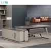 Liyu Luxury Aesthetic Furniture Luxury Boss Office Desk Mdf Office Table Modern Design Sturdy And Durable Office Table