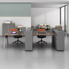 Liyu Flexible Office Furniture Desks Modern Desk Partition Customized Multiple People Modular Office Workstation Table