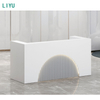 Liyu Customizable Modern Reception Desk Beauty Salon Cashier Counter Table for Barber Shop Customer Service