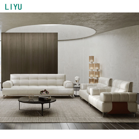 Liyu Office Meubles De Bureau High Quality Premium Home Villa Soft Luxury Sofa Set Living Room Furniture Modern