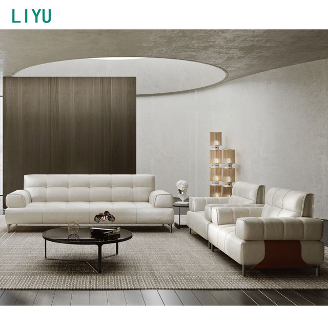 Liyu Office Meubles De Bureau High Quality Premium Home Villa Soft Luxury Sofa Set Living Room Furniture Modern