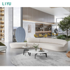 Liyu Modern Nordic Design European Style 2-Seater Office Sofa Set for Commercial Office Reception Hotels Hospitals Malls