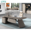 Liyu Most Popular Furniture L Shape Luxury Executive Office Modern Manage Table Desk Corner Furniture Office Desks