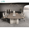 Liyu Furniture Table De Bureau Luxury Office Meeting Table Wooden Office Conference Table