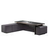 Liyu Modular Office Table Furniture MDF Office Desk Executive Table Wooden Modern L Shaped Executive Desk