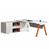 Liyu Simple Computer Table Office Furniture L Shaped Mdf Melamine Wooden Manager Executive Desks Office Table