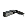 Liyu High Quality Modern L-Shape Director Office Table Executive Wood Desk for Boss Stylish Computer Desk for Office Use