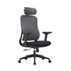 Liyu Swivel Black Mesh Back Ergonomic Office Chair High Back with Adjustable Headrest for Staff And CEO Work Chair Sillas De Oficina