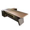 Liyu Light Luxury Boss Desk with Shelf General Manager Large Simple Modern Office Table Work Desk Office Manager Desk