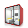 Liyu Modern Office Meeting Pod Space Saving Collaboration Booth with Acoustic Panels & Air Conditioning