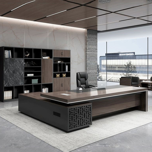 Supplier Factory Cheap Affordable Modern Boss Desk Wholesale