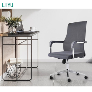 Liyu Foshan High Quality Cheap Staff Office Chair Breathable Chaise De Bureau Cushion Ergonomic Office Mesh Chair
