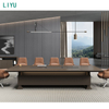 Liyu Modern Luxury Executive Meeting Desk Hot Sale Office Furniture Home Office Living Room Hospital Extendable Boardroom