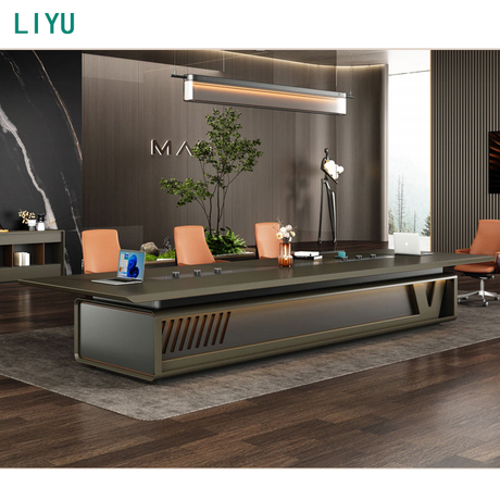 Executive Conference Table with Premium Finish and Functionality