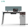 Liyu Foshan Office Desk with Shelves Office Furniture Home Table Workstation call center cubicles