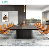 Liyu Office Furniture Modern Design Big Fancy And Heavy Duty Large Seater Conference Table Modern Design Meeting Desk