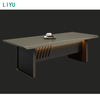 Liyu Customizable Conference Table Fashion Modern Large Conference Long Table Meeting Conference Table 12 People Meeting Desk