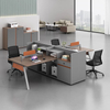Liyu Flexible Office Furniture Desks Modern Desk Partition Customized Multiple People Modular Office Workstation Table