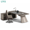 Liyu Most Popular Furniture L Shape Luxury Executive Office Modern Manage Table Desk Corner Furniture Office Desks