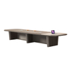 Liyu 2025 Hot Selling Elegant and Spacious Rectangular Strip Design Modern Training Conference Table Set With Office Desk Chairs