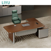 Liyu Modern Office Desk Workstation Wood Fancy Advanced Office Desk Table