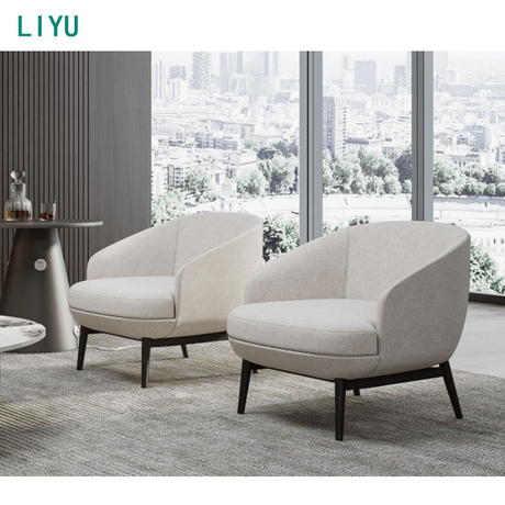 Liyu Business Reception Home Living Room Accent Sofa Customized Furniture Waiting Room Negotiation Office Couches Sofa Set