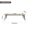 Liyu Factory Modular Wooden Furniture Office Desk Conference Meeting Table