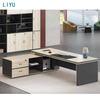 Liyu Modern Italian Business Style Solid Wood Office Furniture Functional High-end Luxury Boss Desk Office Table CEO Desk