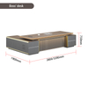 Liyu Furniture Modern L-Shape Executive Boss Office Desk on Sale Executive Modern Desk
