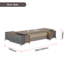 Liyu China Factory Custom Made Executive Melamine Office Desk High Quality Furniture for Professionals