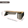 Liyu Luxury Custom Office Furniture CEO Boss Table Office Executive Desk Wooden Modern Office Furniture