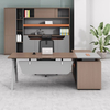 Liyu Modern Wooden Office Desk L Shape Furniture Luxury Executive Office Works Manage Table Corner Office Desks