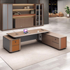 Liyu furniture Guangdong Supplier Manager CEO Boss Modern Large Office table L Shaped Large Executive Office Desk For Sale