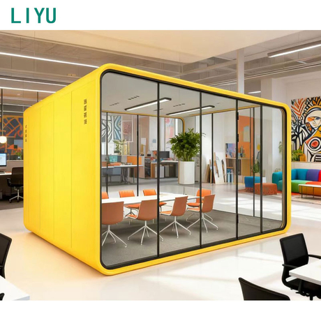 Liyu Modern New Arrival Office Pods Cabin Soundproof Privacy Phone Booths Noise Cancelling for Work Meetings Sound Proof