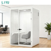 Liyu Modern Design Movable Soundproof Booth for Office Private Pods Multiplayer Meetings Training Hotels Schools Malls