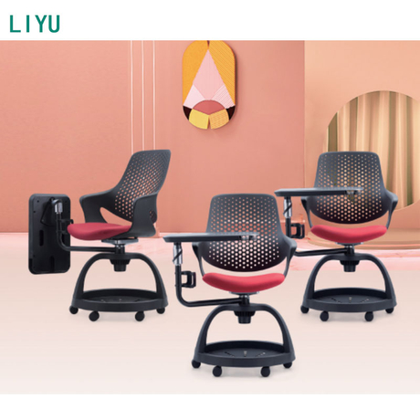 Liyu Office Training School Furniture Node Classroom Conference Room Chairs Meeting Student Chair with Armrest