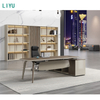 Liyu Modern Boss Table L Shape Director Table Office Furniture Executive Desk