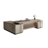 Liyu China Factory Table Design Furniture Luxury Office Boss Wooden Manager Office Desk