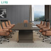 Liyu Modern Luxury Executive Meeting Desk Hot Sale Office Furniture Home Office Living Room Hospital Extendable Boardroom