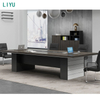 Liyu Furniture Modern Meeting Room Conference Desk Design Luxury Big Office Boardroom Table