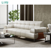 Elegant Leather Office Sofa for Relaxation and Style
