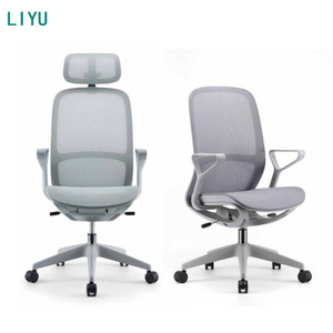 Liyu Hot Sale Ergonomic Home Furniture Mesh Executive Chairs Computer Table Visitor Swivel Black Office Chair