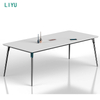 Liyu Hot Sale Luxury Extendable Conference Table Big Meetings Office Meeting Room Furniture