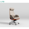 Liyu Furniture Modern Design Office Chair Height Adjustable Wooden Comfortable Seating with Simple Style Practical