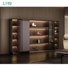 Liyu Luxury Executive Office Desk Modern Design Wooden And Metal for Home Or School Office Furniture