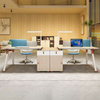 Liyu Office Furniture 3 People Office Desk Open Work Station Cubicle Staff Workstation Desk 2 3 Person Workstation Table