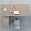 LIYU Factory Custom Modern BOSS Manager Desks L-shaped Boss Ceo Executive Wooden Office Tables And Chairs for Office Furniture