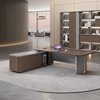Liyu Customized Office Desks CEO Furniture Wooden Luxury L Shaped Table Furniture Office Executive Table