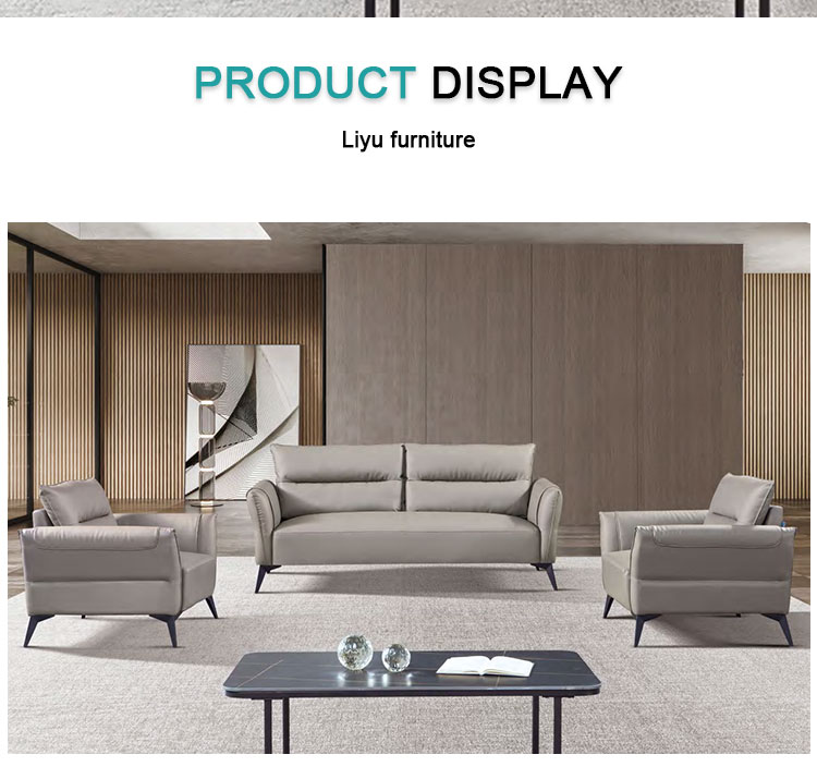 Premium Leather Texture and Stitching Details of Executive Sofa